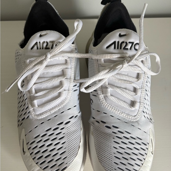 Nike Shoes - Nike Air Max 270 White & Black Mesh – Iconic Lifestyle Sneakers Size 7